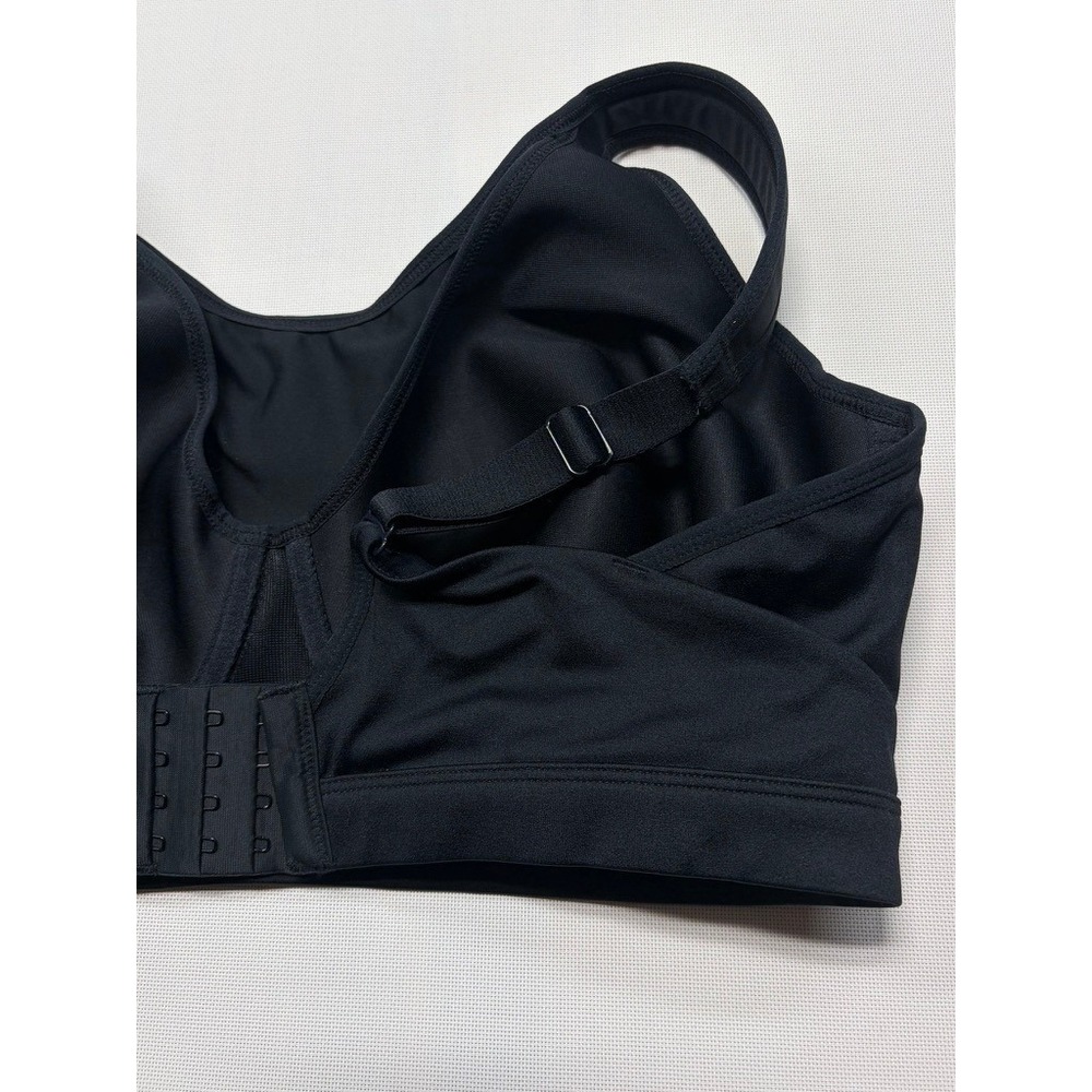 Brooks High Impact Sports Bra 38E Black Full Bust Supportive Running Bra - Picture 3 of 15